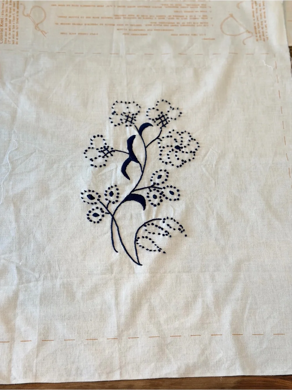 7 Vintage 80’s Candlewicking Embroidery Pillow Fronts. 16x16 | Shabby Chic